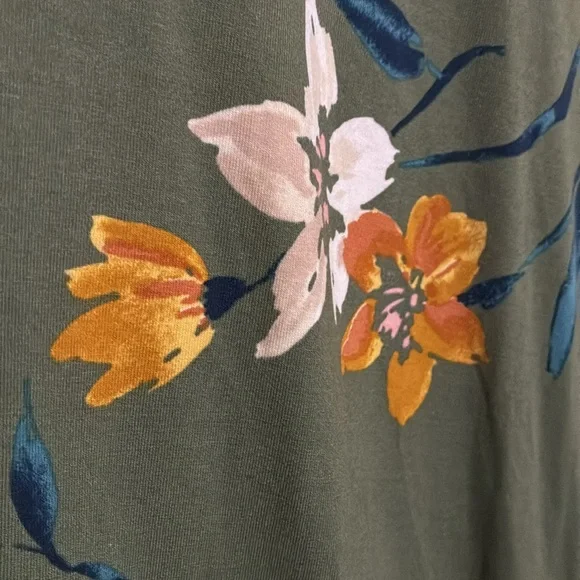 Old Navy - FLORAL SHIFT, RAYON DRESS - Picture 6 of 9